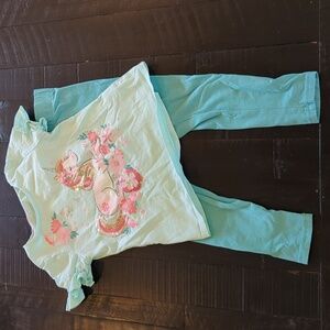 Unicorn Tee and Leggings Set